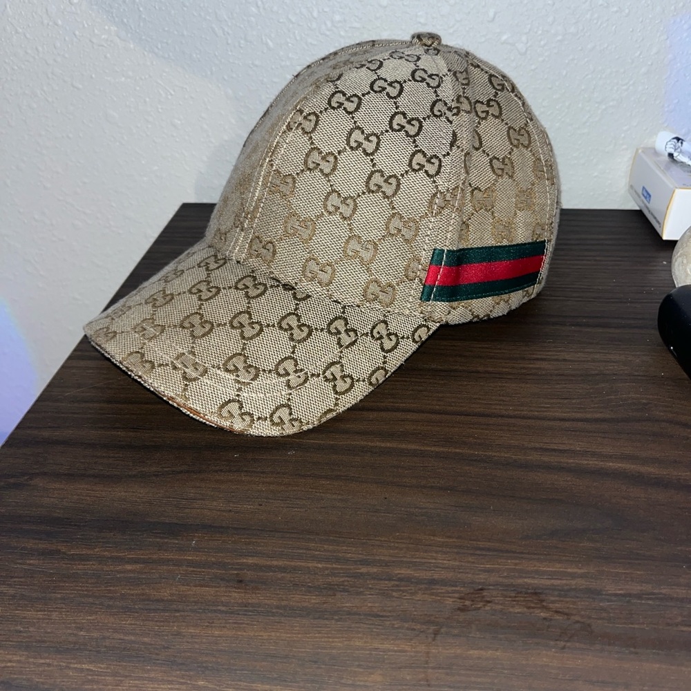 Authentic Gucci Monogram Baseball Cap - image 1